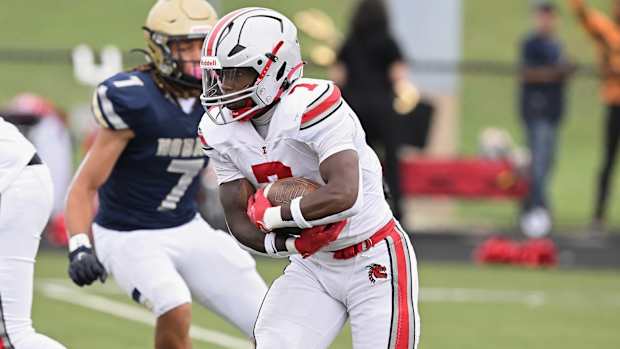 Ziaire Stevens Akron East Football 2023 Jeff Harwell
